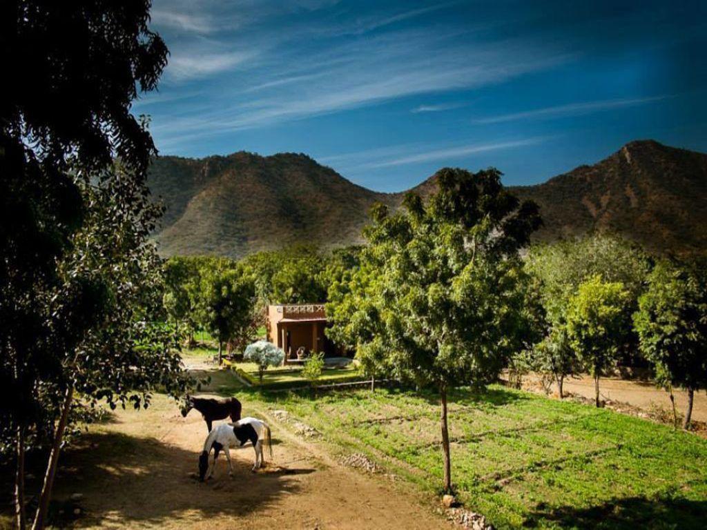 ウダイプル Krishna Ranchヴィラ エクステリア 写真