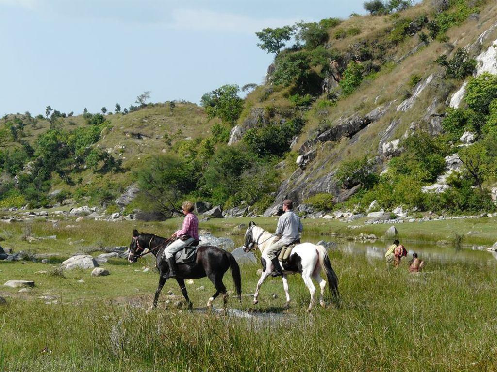 ウダイプル Krishna Ranchヴィラ エクステリア 写真