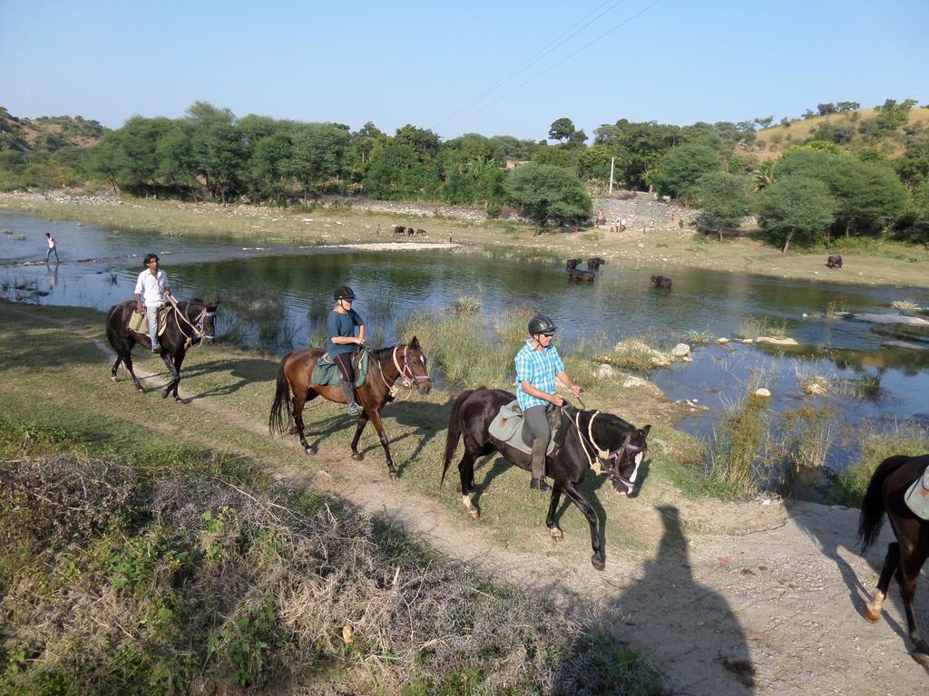 ウダイプル Krishna Ranchヴィラ エクステリア 写真